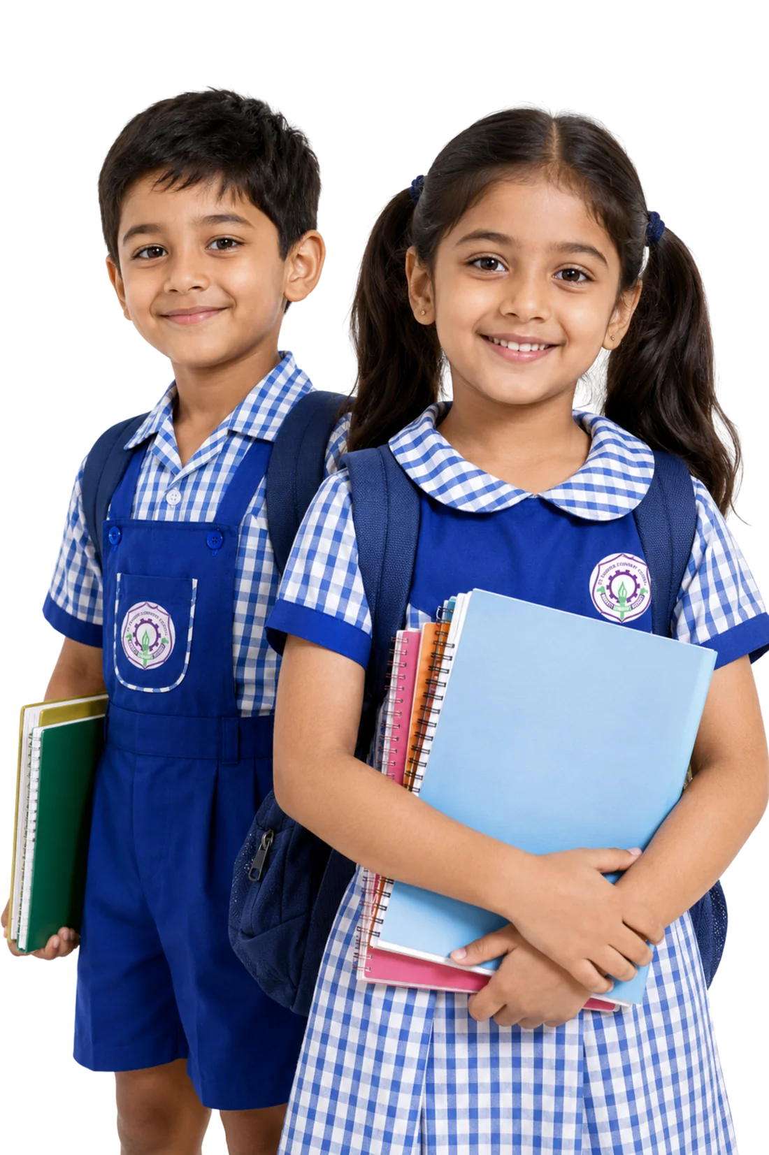 St. Xavier's Convent School students in uniform